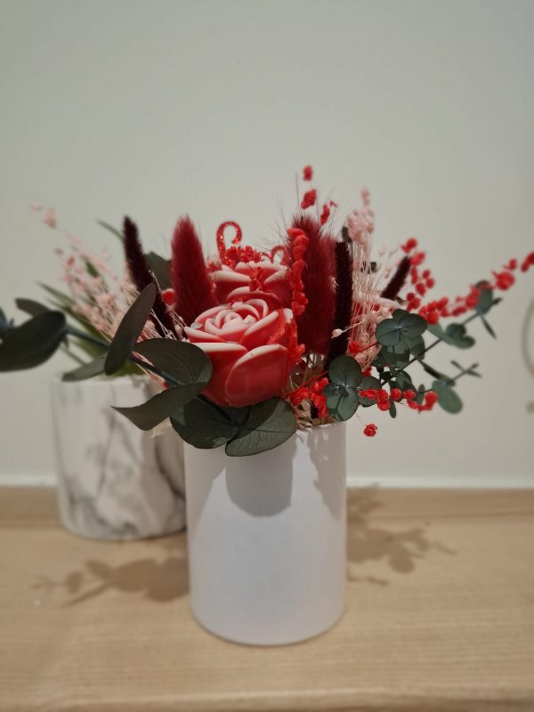 🌹 Composition de 5 petites roses parfumées – L'admiration