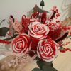 🌹 Composition de 5 petites roses parfumées – L'admiration